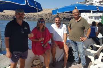 Nueva limpieza de los fondos marinos de Tufia (Foto TA)